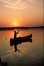 People Outdoors - Fishing At Sunset